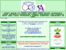 Tablet Screenshot of agrotecnicicuneo.it